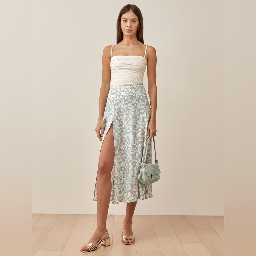 REFORMATION ZOE MIDI SKIRT